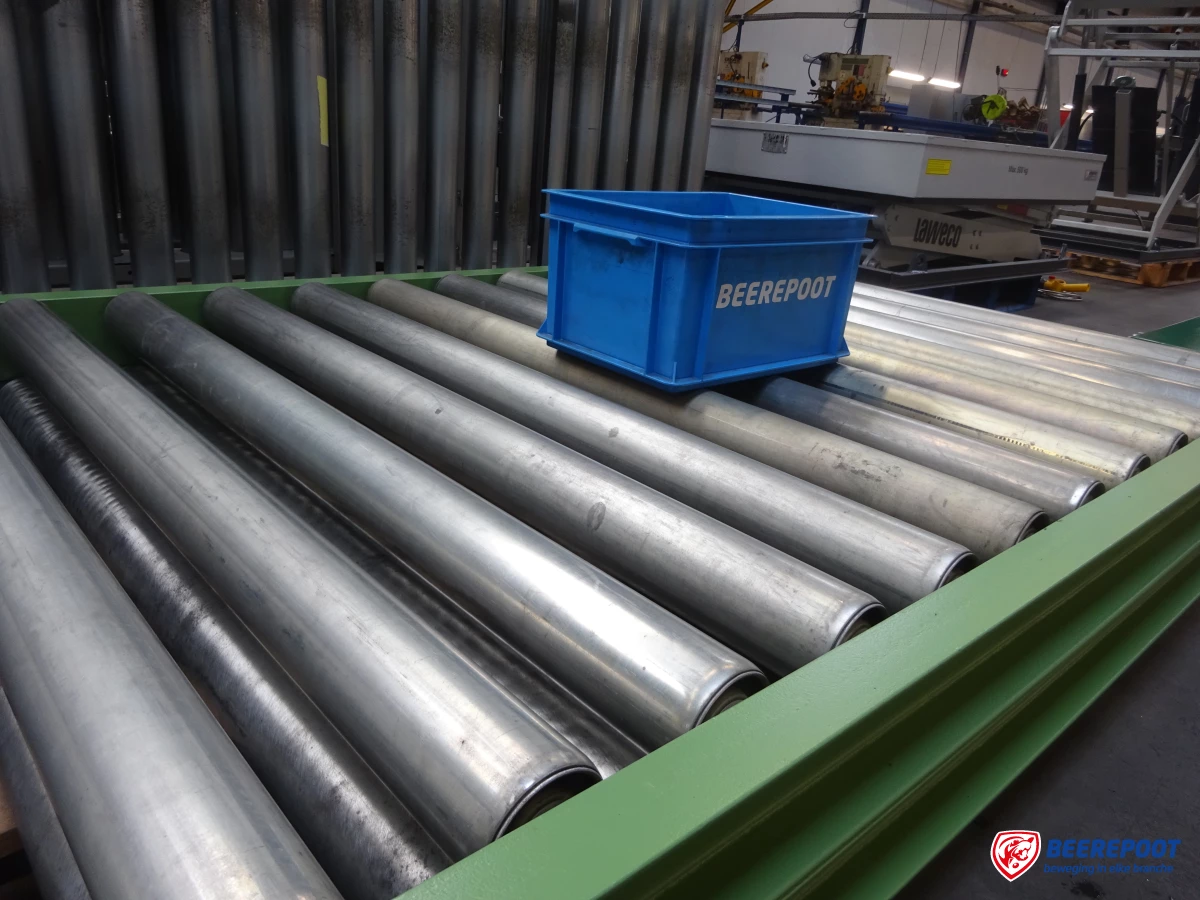 2x rollenbaan: 3000 x 1250 mm